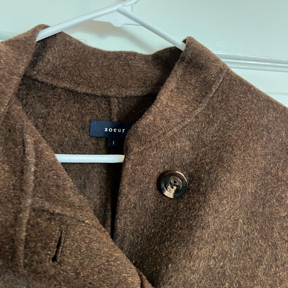 Soeur Windsor Wool Coat - Picture 4 of 10